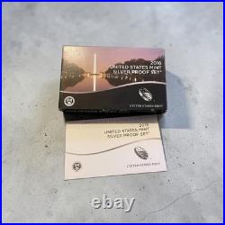 2016-S US Mint Silver Proof Set with COA & Box 13 US Coins 7 are 90% silver