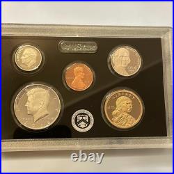 2016-S US Mint Silver Proof Set with COA & Box 13 US Coins 7 are 90% silver