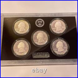 2016-S US Mint Silver Proof Set with COA & Box 13 US Coins 7 are 90% silver