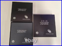 2016 S Us Mint Limited Edition Silver Proof Set 8 Coins Set + Us Mint Box & Coa 2016 S Us Mint Limited Edition Silver Proof Set 8 Coins Set + Us Mint Box & Coa