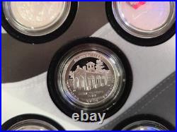 2016 S Us Mint Limited Edition Silver Proof Set 8 Coins Set + Us Mint Box & Coa