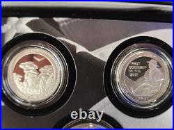 2016 S Us Mint Limited Edition Silver Proof Set 8 Coins Set + Us Mint Box & Coa