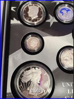 2016 S Us Mint Limited Edition Silver Proof Set 8 Coins Set + Us Mint Box & Coa