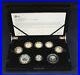2016 Silver Piedfort Proof 8 coin Set in Case with COA & Outer Box (K4/43)