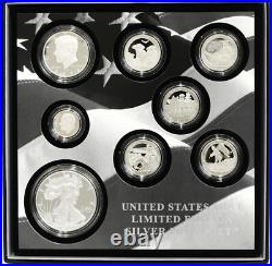 2016 US Mint Limited Edition Silver 8 Coin Proof Set in Box & COA