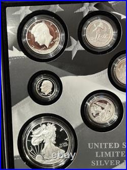 2016 US Mint Limited Edition Silver Proof Set 8 Coins In Box & COA 2016 US Mint Limited Edition Silver Proof Set 8 Coins In Box & COA
