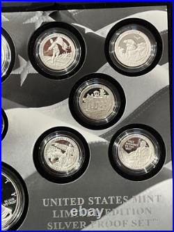 2016 US Mint Limited Edition Silver Proof Set 8 Coins In Box & COA 2016 US Mint Limited Edition Silver Proof Set 8 Coins In Box & COA