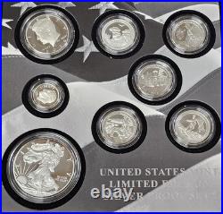 2016 US Mint Limited Edition Silver Proof Set withBox & COA