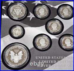 2016 US Mint Limited Edition Silver Proof Set withBox & COA