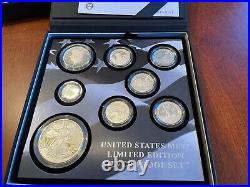 2016 US Mint Ltd Edition Silver Proof Set in box with COA