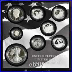 2016 U. S. Mint Limited Edition Silver Proof Set With Box & COA 2016 U. S. Mint Limited Edition Silver Proof Set With Box & COA