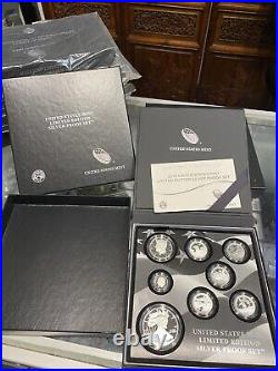 2016 United States Mint Limited Edition Silver Proof Set with Box and CoA