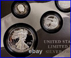 2016 United States Mint Limited Edition Silver Proof Set with Box and Coa # 920