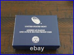 2016-W American Eagle Silver Proof with Box and COA