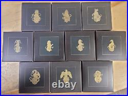 2017 2021 Queen's Beasts Proof Set 10 Coins 1 oz. 999 Fine Silver -BOX COA 2017 2021 Queen's Beasts Proof Set 10 Coins 1 oz. 999 Fine Silver -BOX COA