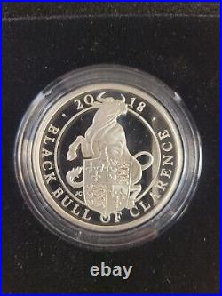 2017 2021 Queen's Beasts Proof Set 10 Coins 1 oz. 999 Fine Silver -BOX COA 2017 2021 Queen's Beasts Proof Set 10 Coins 1 oz. 999 Fine Silver -BOX COA