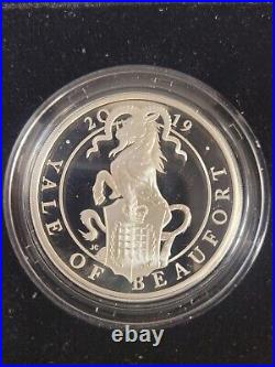 2017 2021 Queen's Beasts Proof Set 10 Coins 1 oz. 999 Fine Silver -BOX COA 2017 2021 Queen's Beasts Proof Set 10 Coins 1 oz. 999 Fine Silver -BOX COA