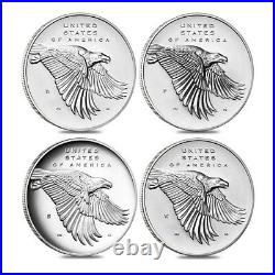 2017 American Liberty 225th Anniversary Silver 4 Four-Medal Set (withBox and COA)