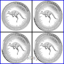 2017 Australia 4-Coin Silver Kangaroo Proof Set In Presentation Box with CoA