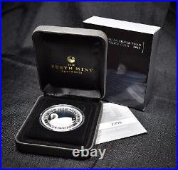 2017 Australian Swan. 1oz Silver Proof. Box & CoA. Perth Mint