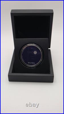 2017 Disney Star Wars TIE/LN FIGHTER Niue $2 Color Silver Proof Coin withBox & COA