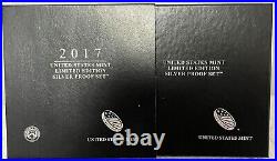 2017 Limited Edition Silver Proof Set 8 Coin with Box & COA And Sleeve #17RC
