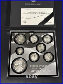 2017 Limited Edition Silver Proof Set Complete withCOA & Original Box