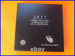 2017 Limited Edition Silver Proof Set with Original Box & COA