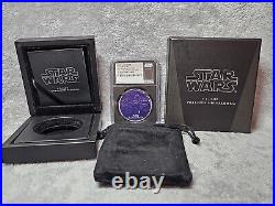 2017 Niue $2 Star Wars YT-1300 Millennium Falcon 1oz Silver Proof Coin Box & COA