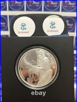 2017 Niue Star Wars Silver PROOF 1 oz CHEWBACCA No Coa Or Box Cover