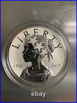 2017 Reverse Proof American Liberty Silver Medal FOG OR SPOT-NOT BOX/COA
