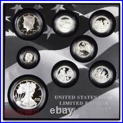 2017-S Limited Edition Silver 8-Coin Proof Set (Box and CoA)