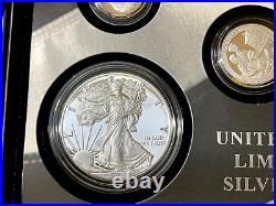 2017-S US Limited Edition Silver Proof Set 8 Coin Set Box & COA-(bin6100MB)