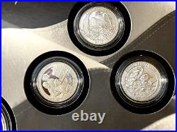 2017-S US Limited Edition Silver Proof Set 8 Coin Set Box & COA-(bin6100MB)