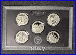 2017 S US United States Mint Silver Proof 10 Coin Set BOX OGP COA READ DESC