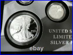 2017-S U. S. MINT LIMITED EDITION SILVER PROOF SET withBOX and COA COMPLETE SET