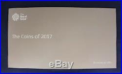 2017 Silver Piedfort Proof 5 coin Set in Case with COA & Outer Box (K4/44)