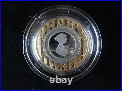 2017 Silver Proof £2 Piedfort Coin Box's + Coa Jane Austen Royal Mint 1/2500