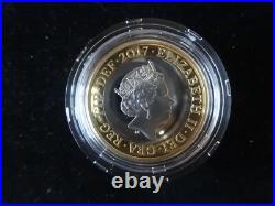 2017 Silver Proof £2 Piedfort Coin Box's + Coa Jane Austen Royal Mint 1/2500