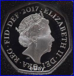 2017 Sir Isaac Newton Silver Proof 50p Coin Box + COA 7,000 Minted RARE Scarce