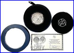 2017 Solomon Islands $5 Legends & Myths Wizard 2 oz Silver Reverse Proof Box&COA