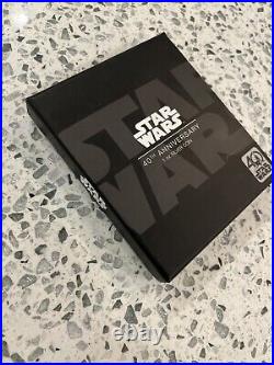 2017 Star Wars 40th Anniversary 1 Oz Silver Poster Coin Proof New Box LE