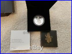 2017 The Queen's Beasts Lion of England 1oz Silver Proof coin COA Box