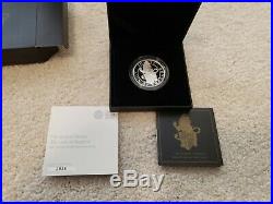 2017 The Queen's Beasts Lion of England 1oz Silver Proof coin COA Box