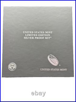 2017 U. S. Mint Ltd Edition Silver Proof Set 8-Coin Set With 2017-S PR ASE
