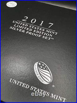 2017 United States Mint Limited Edition Silver Proof Set Complete Box U. S. COA