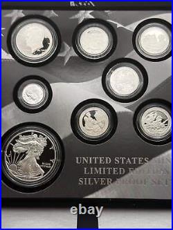 2017 United States Mint Limited Edition Silver Proof Set Complete Box U. S. COA