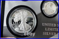 2017 s United States Limited Edition Silver Proof Set withBox & COA No Toning! 