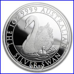 2018 Australia 1 oz Silver Swan Proof Coin (withBox & COA)