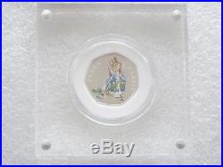 2018 Beatrix Potter Peter Rabbit 50p Fifty Pence Silver Proof Coin Box Coa